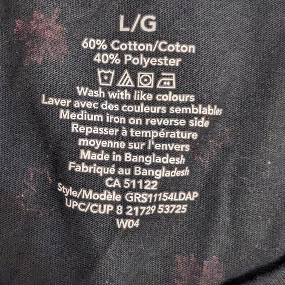 FALL leaf patterned tee size Large - Picture 6 of 6